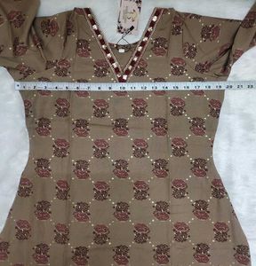 Rose Print Kurta Set