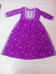 New Nyra Cut Purple 💜 Kurti