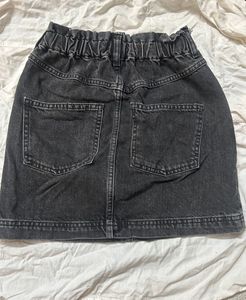 Denim Mini Skirt