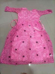 Pink Floral Party Dress