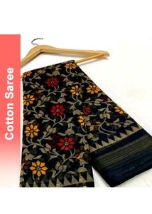 Floral Cotton Saree