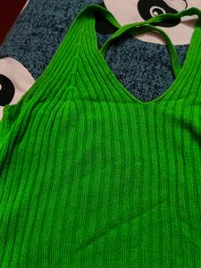 Stylish Green Crop Top