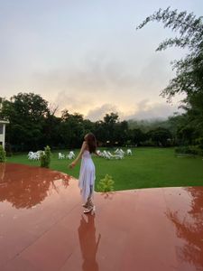 White Halter Sundress