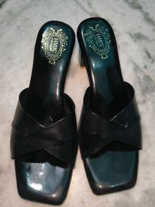 Black Wedges Heels