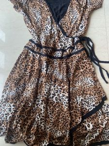 SALE! Y2k vintage leopard print dress
