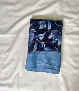 Floral Blue Dupatta
