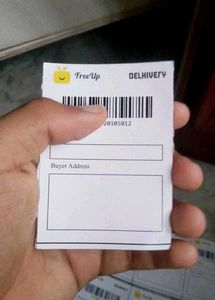 FreeUp/Delhivery Shipping Label