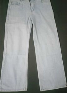 Light Wash Wide Leg Jeans