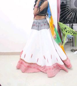 garba lahanga with blouse no dupatta added