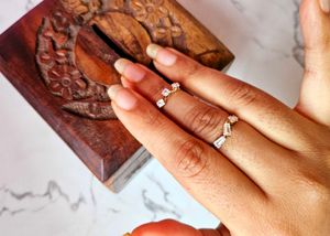 Diamond Rings Set Of 2