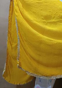 Yellow Embellished Dupatta