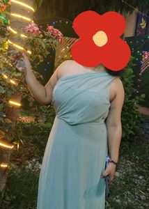 Elegant One-Shoulder Maxi Dress