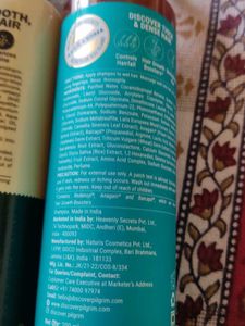 Pilgrim Smoothening and hairfall control shampoo