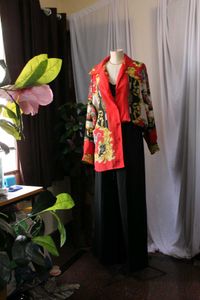 Vintage Baroque Print Shirt