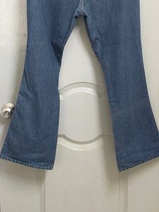 Bell Bottomed Denim In Size 34
