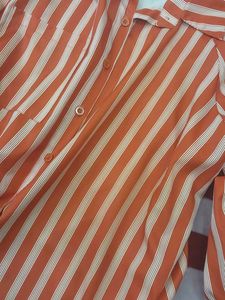 Striped Orange Shirt
