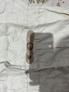 Tractable Stylish With Belt Dress