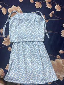 Floral Dress top with skirt