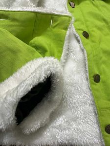 Green Sherpa Lined Jacket 🍀(Get a Freebie)
