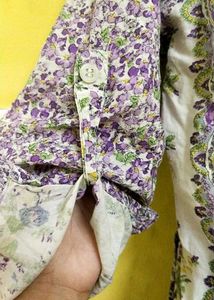 Floral Print Tunic Top