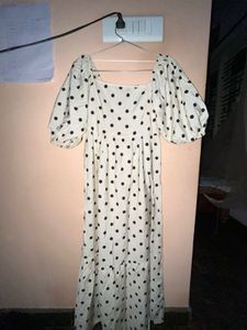 Polka Dot Maxi Dress (Zudio Brand)