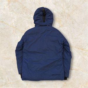 Salomon Blue Winter Parka with Fur Hood