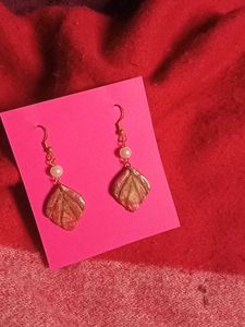Leaf Drop Earrings