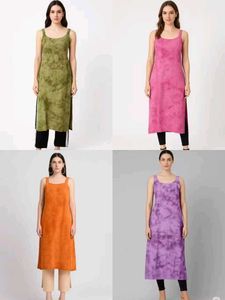 Colorful Tie-Dye Kurti Set
