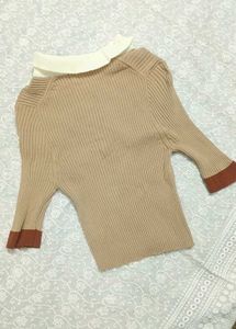 Two Cute Aesthetic Ribbed Top (COMBO)