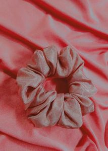 Rose Pink Colour Scrunchie