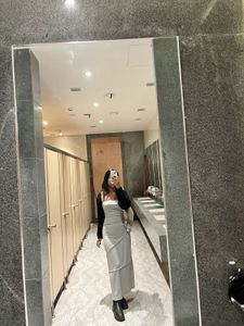 Elegant Grey Bodycon Dress