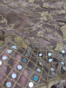 Mirror and Jardoji Work Beautiful Frock Lehenga