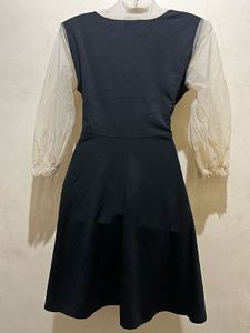 Korean Pintrest Flared Black One Piece❤️
