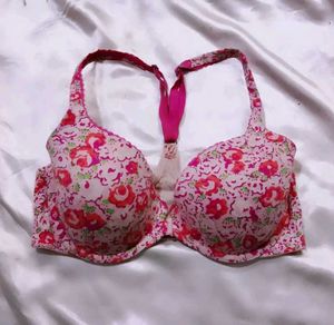 Floral Print Bra