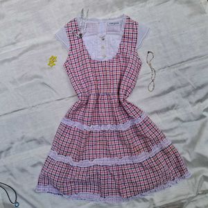 Coquette Core Cute Korean Frock/dress Outfit