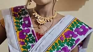 Gold-toned Statement Necklace