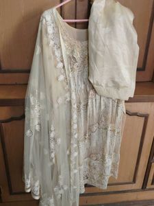 Nude Colour Complete Pakistani Salwar Suit