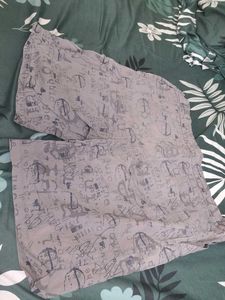 Patterned Casual Shorts