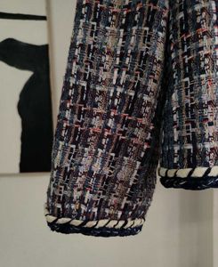 tweed blazer by plastic island