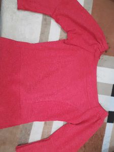 Valentine Dress..Cute Coral Pink 💗🎀 A Line Dress