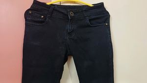 Low Rise Black Jeans