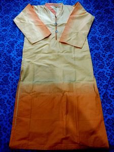 Orange Double Shade Kurta