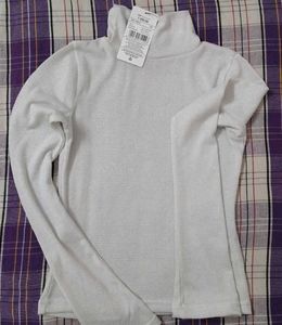 White Turtleneck Top - New with Tag