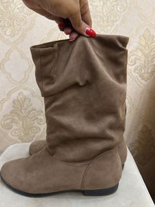 Brown Slouch Boots
