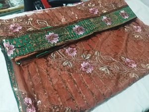 Embroidered Formal Dress
