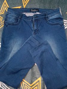 Ladies Jeans Blue Colour