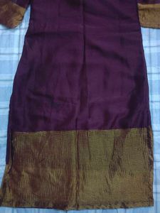 Elegant Purple Kurta Set