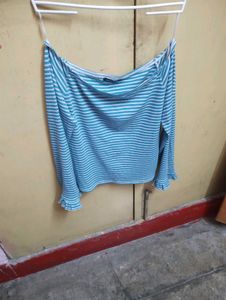 Striped Off-Shoulder Top