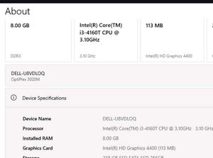 Intel I3 4160T @3.1Ghz