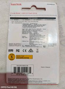 new sealed pack SanDisk Cruzer Blade 64GB USB